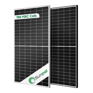 Sunpal Solar Panels Monocrystalline 144 Half Cut Cells 390W 395W 400W 405W 410W 415W 9BB Mono Solar Module Price